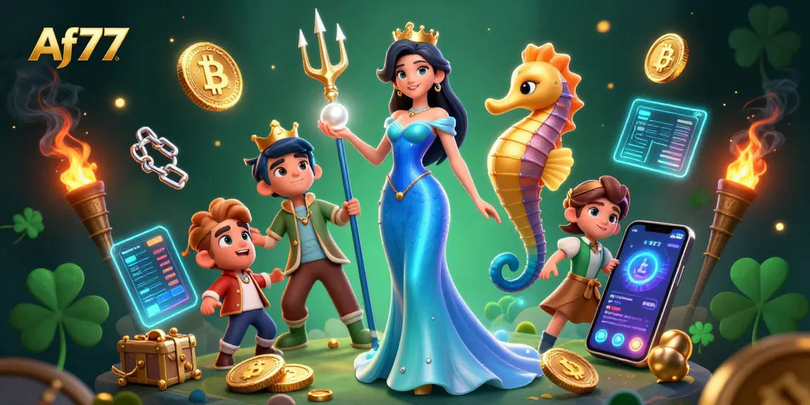 Experience thrilling wins at Af77 with captivating casino games and vivid underwater elements.