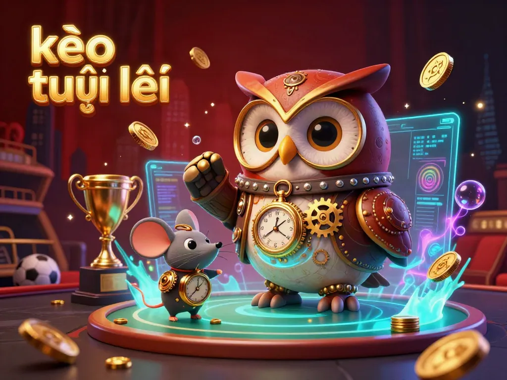 Bet on your favorite games with kèo trực tuyến at a stunning Victorian-style casino captured in vibrant 3D.