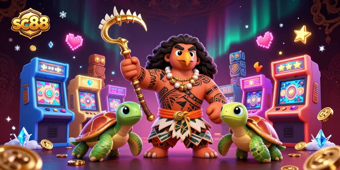 Sc88 offers an engaging casino experience with vibrant games and dynamic characters in a colorful setting