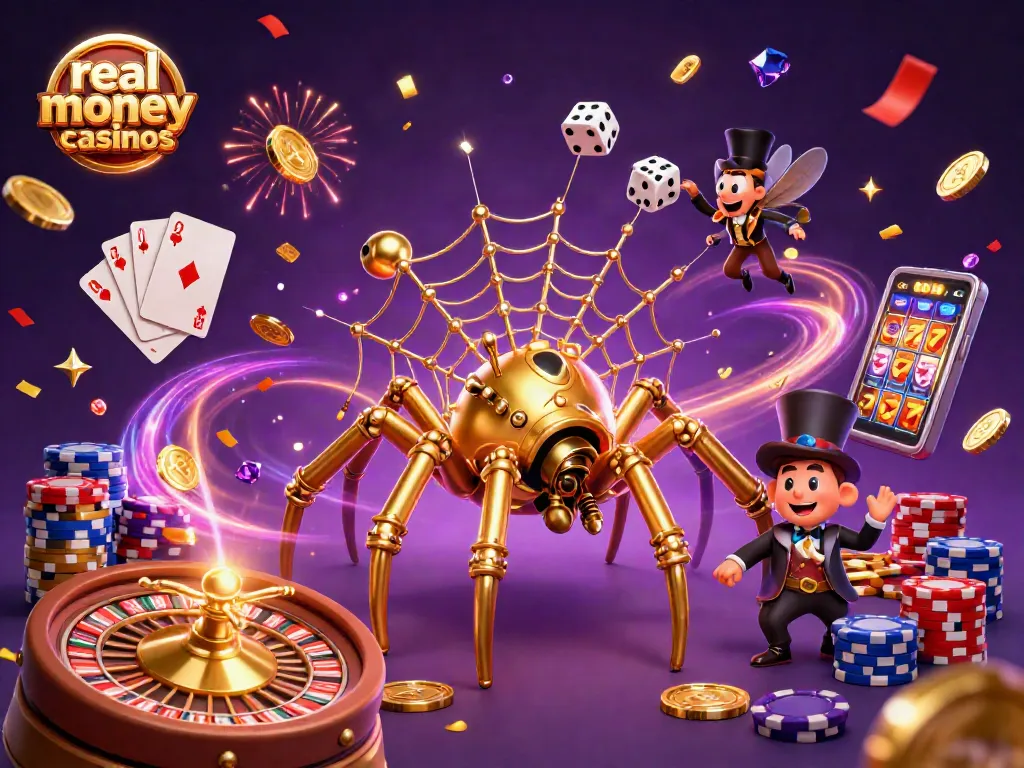 Experience thrilling wins at real money casinos with stunning 3D depiction of steampunk elements and game excitement.