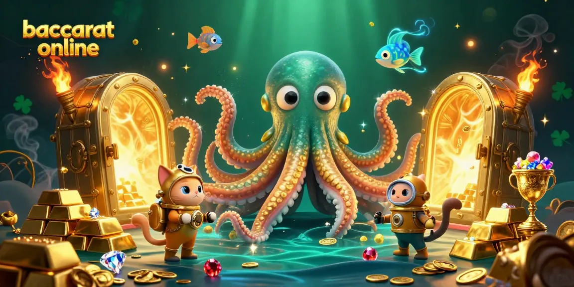 Experience the excitement of baccarat online in a vibrant underwater adventure.