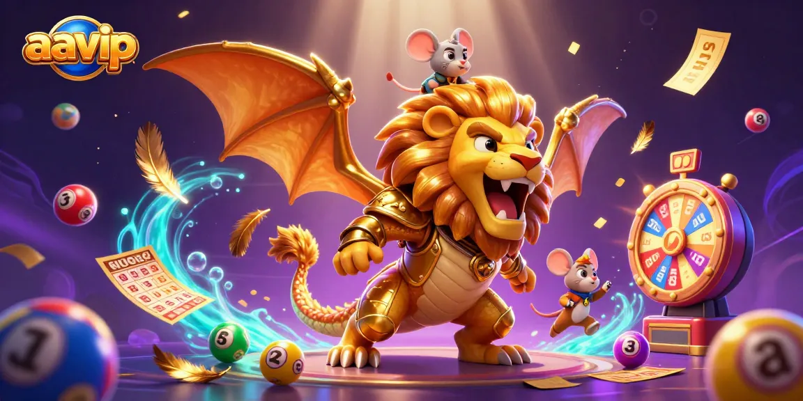 Experience thrilling gameplay with aavip amidst dazzling casino elements and vibrant energy.