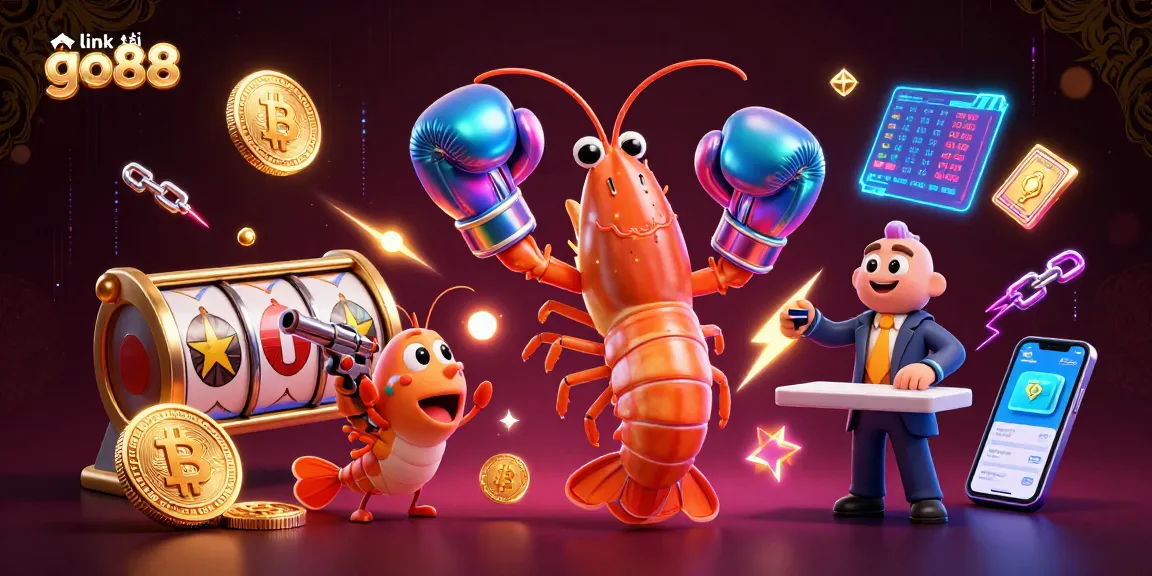 Engage in thrilling gameplay with link tải go88 featuring dynamic shrimp characters and vibrant casino elements.