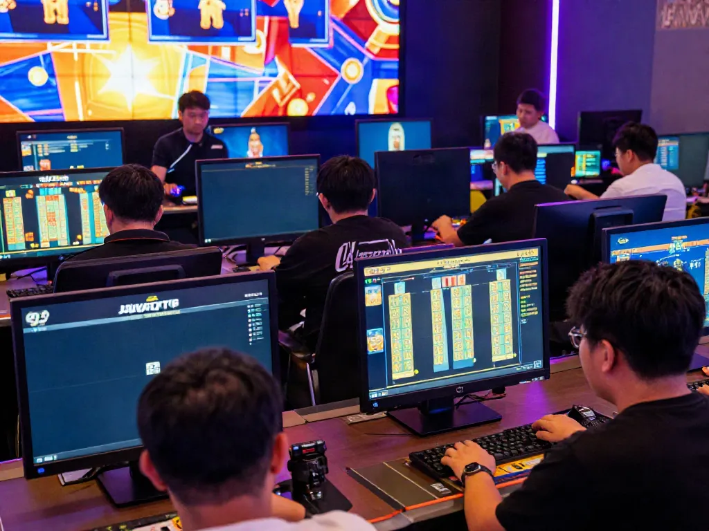 Jogadores interagindo na plataforma JAVATOTO, participando de um jogo de Togel online.