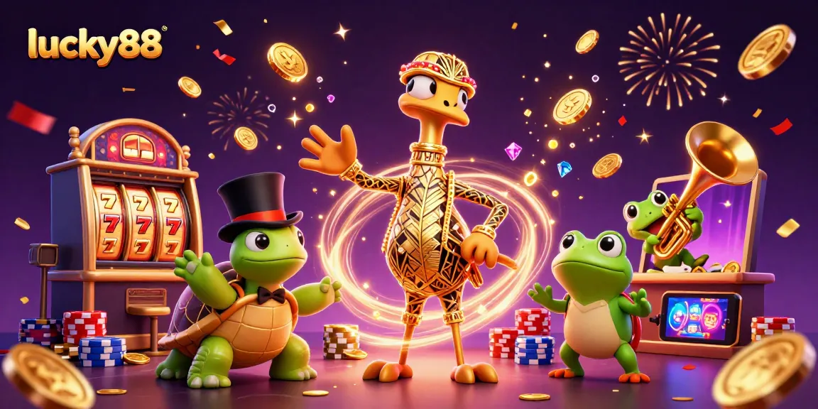 Playing the vibrant lucky88 slot with exciting bonuses and a celebratory atmosphere