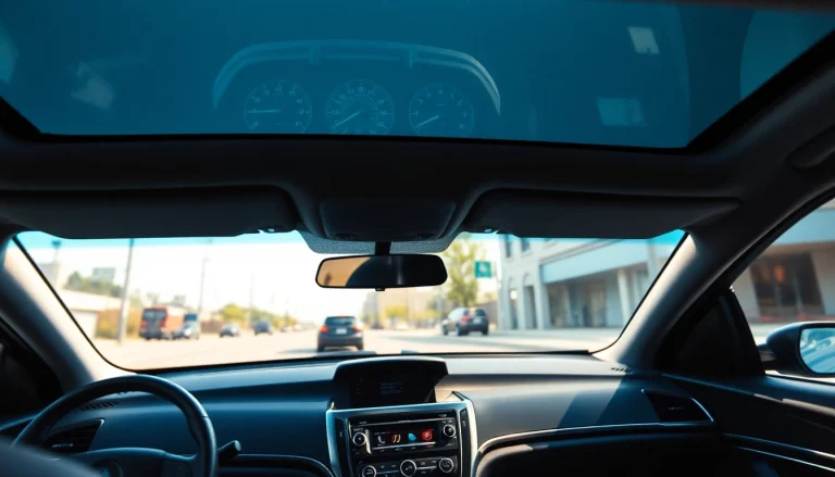 Experience the benefits of the best window tint Chattanooga TN with this sleek, modern vehicle interior.