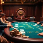 Players enjoying a thrilling game of blackjack at 98 win casino, showcasing excitement and strategy.
