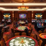 Experimente a emoção da 59A com jogadores em mesas de cassino luxuosas.